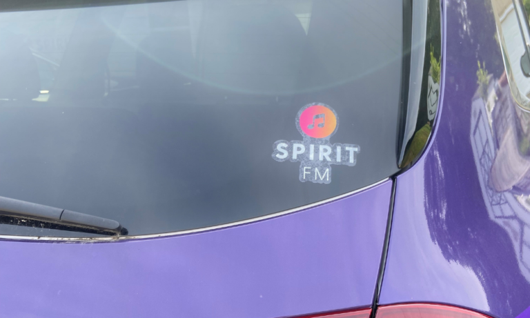 Spirit FM Window Sticker